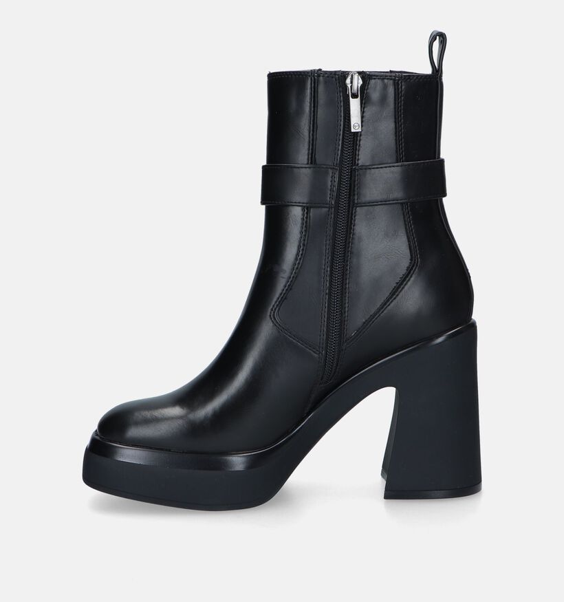 Tamaris Bottes avec plateau en Noir pour femmes (328391)