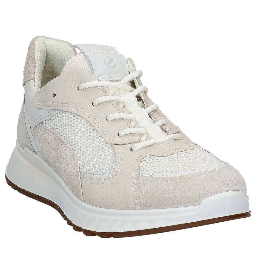 ECCO Chaussures à lacets en Blanc en cuir (275325)