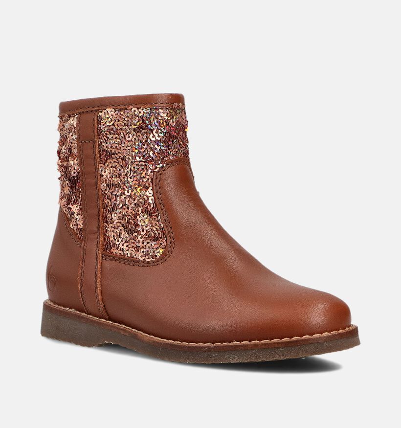 Beberlis Cognac Korte Laarzen voor meisjes (364582)