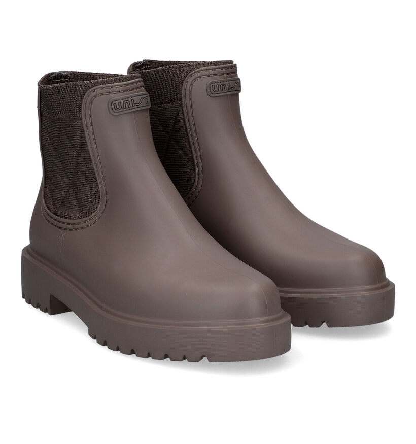 Unisa Frades Rom Bottes de neige en Taupe pour femmes (316178)