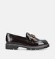 Marco Tozzi Chaussures plates en Brun fonc&eacute; pour femmes (376571)