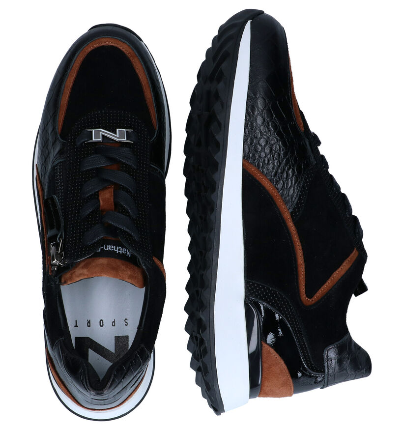 Nathan-Baume Chaussures à lacets en Noir pour femmes (297851) - pour semelles orthopédiques