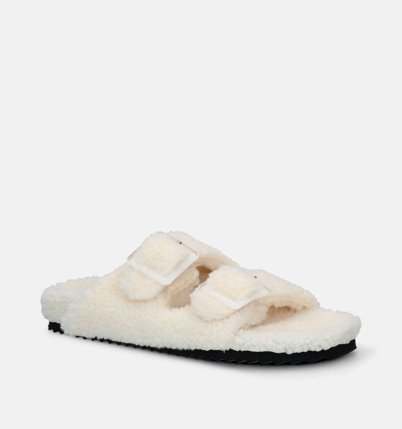 Colors of California Pantoufles ouvertes en Beige pour femmes (300190)