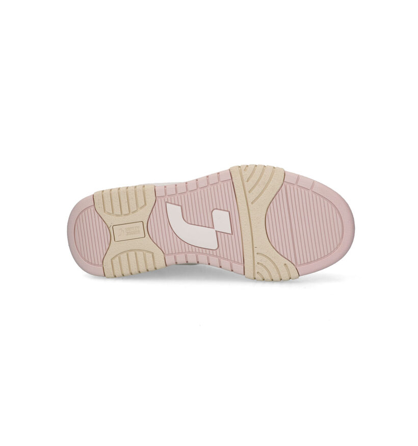 Safety Jogger Lifestyle Witte Sneakers in leer (322400)