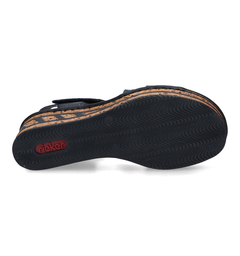 Rieker Blauwe Sandalen voor dames (323625)