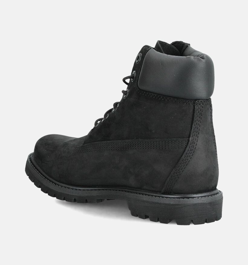 Timberland Premium 6 Inch Boots à lacets en Noir pour femmes (360174) - pour semelles orthopédiques
