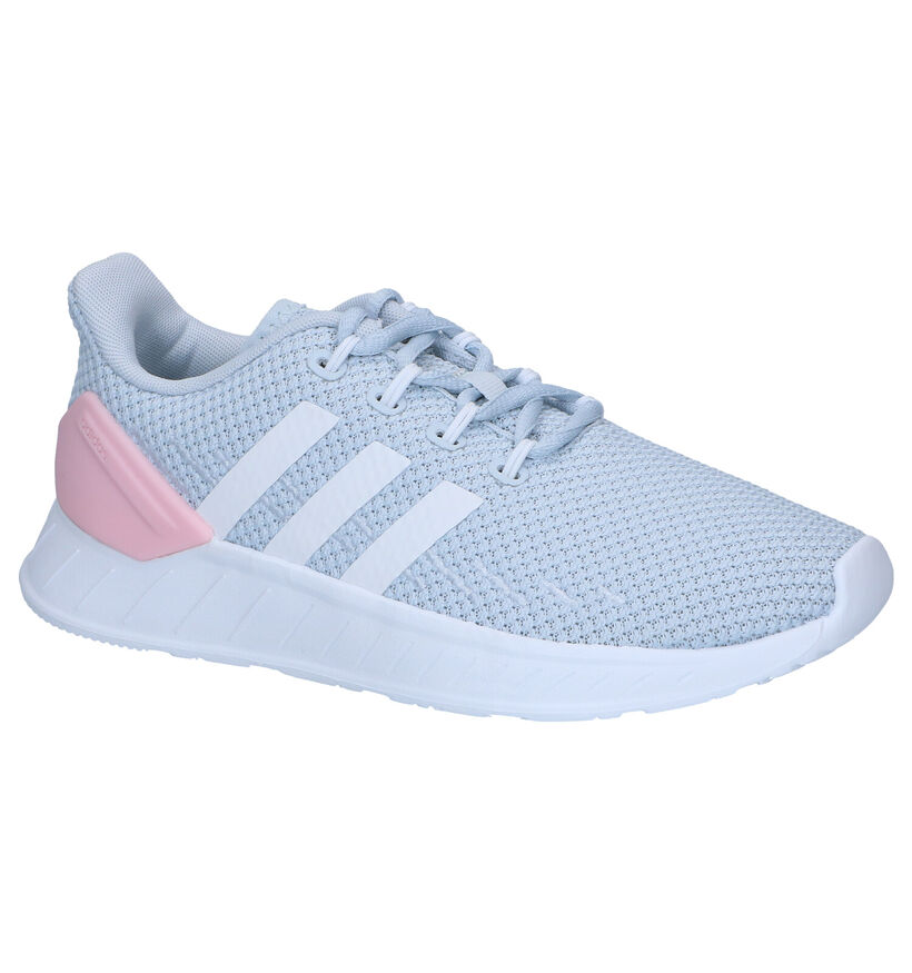 adidas Questar Flow Baskets en Bleu en textile (284530)