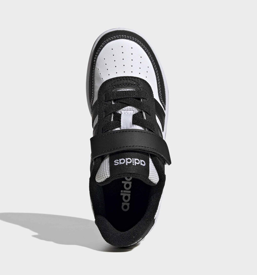 adidas Breakbase Witte/Zwarte Sneakers voor jongens, meisjes (366827) - geschikt voor steunzolen