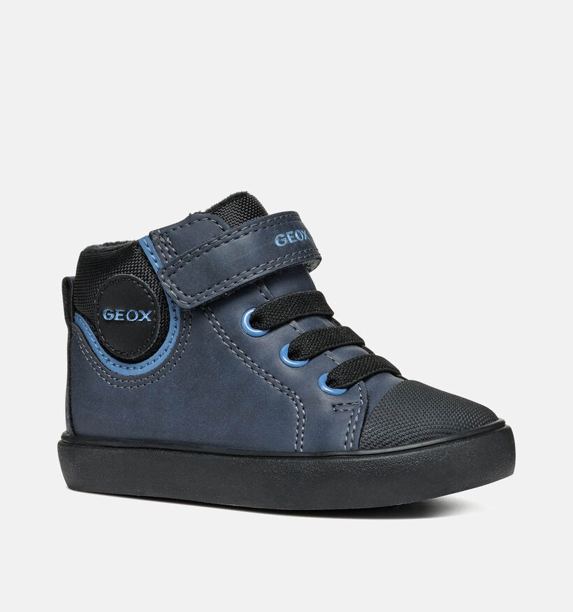 Geox Gisli Chaussures hautes en Bleu pour garçons (344546) - pour semelles orthopédiques