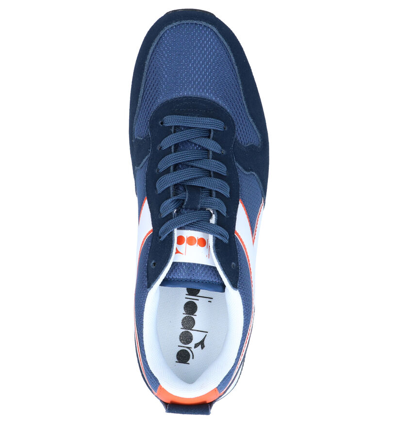 Diadora Olympia Baskets en Bleu en daim (267975)