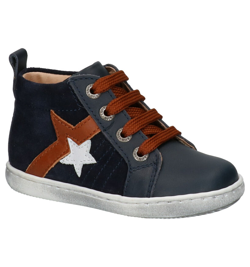 Lunella Chaussures pour bébé  en Bleu foncé en cuir (259005)