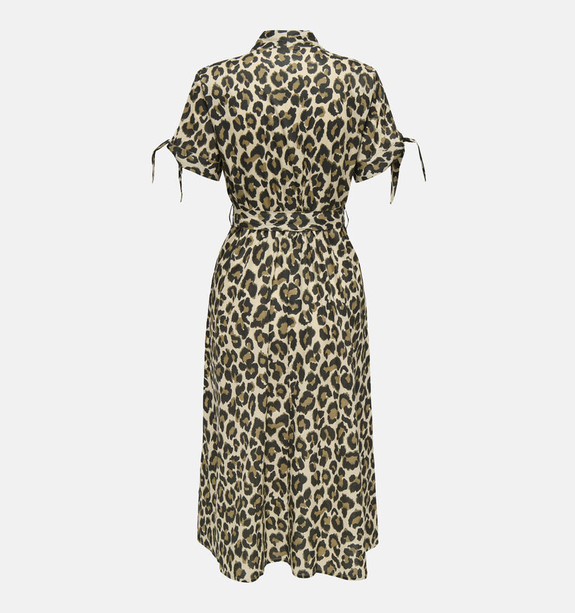 JDY Leonora Bruine Hemdjurk Leopard voor dames (359079)