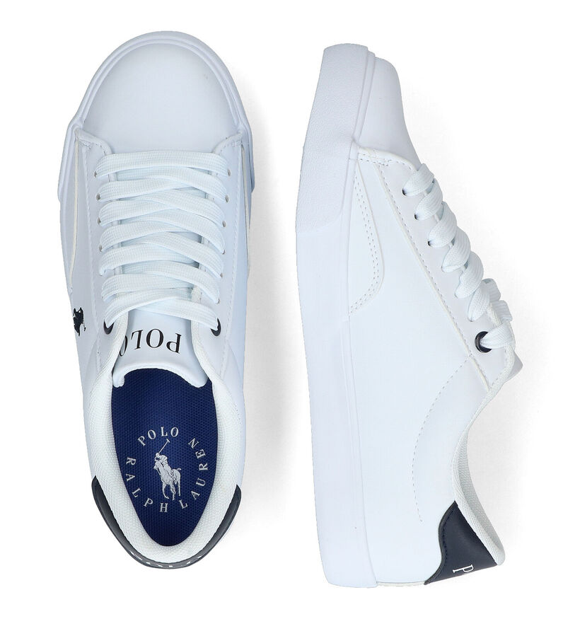 Polo Ralph Lauren Theron Witte Veterschoenen voor jongens (320149)