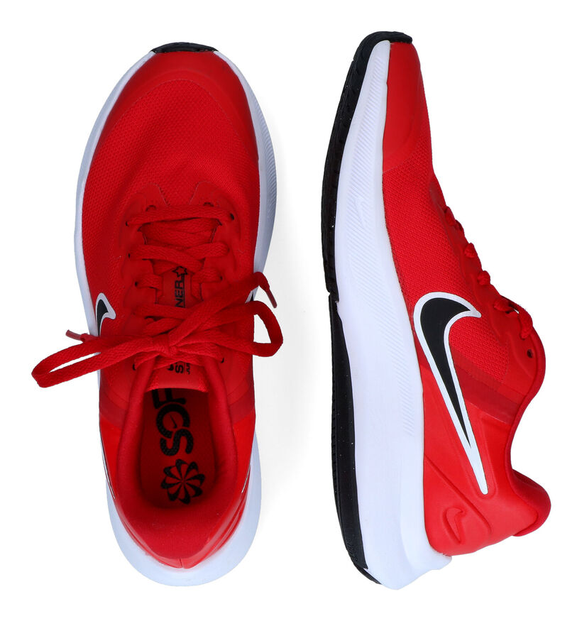 Nike Star Runner 3 GS Rode Sneakers voor jongens (302158) - geschikt voor steunzolen