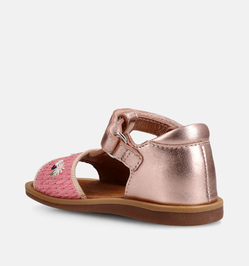 Pom d'Api Poppy Air Rose Golden Babysandalen voor meisjes (370301)