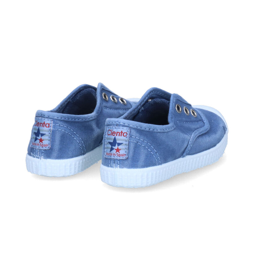 Cienta Slip-ons en Bleu pour filles, garçons (324049) - pour semelles orthopédiques