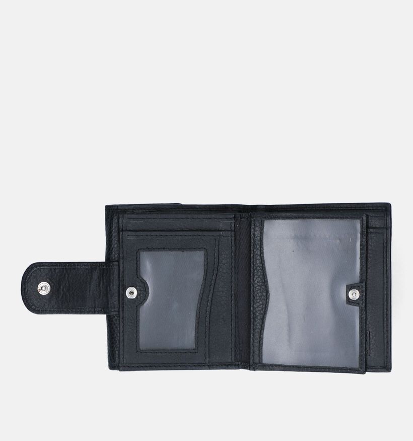 Crinkles Porte-monnaie à rabat en Noir pour femmes, hommes (349874)