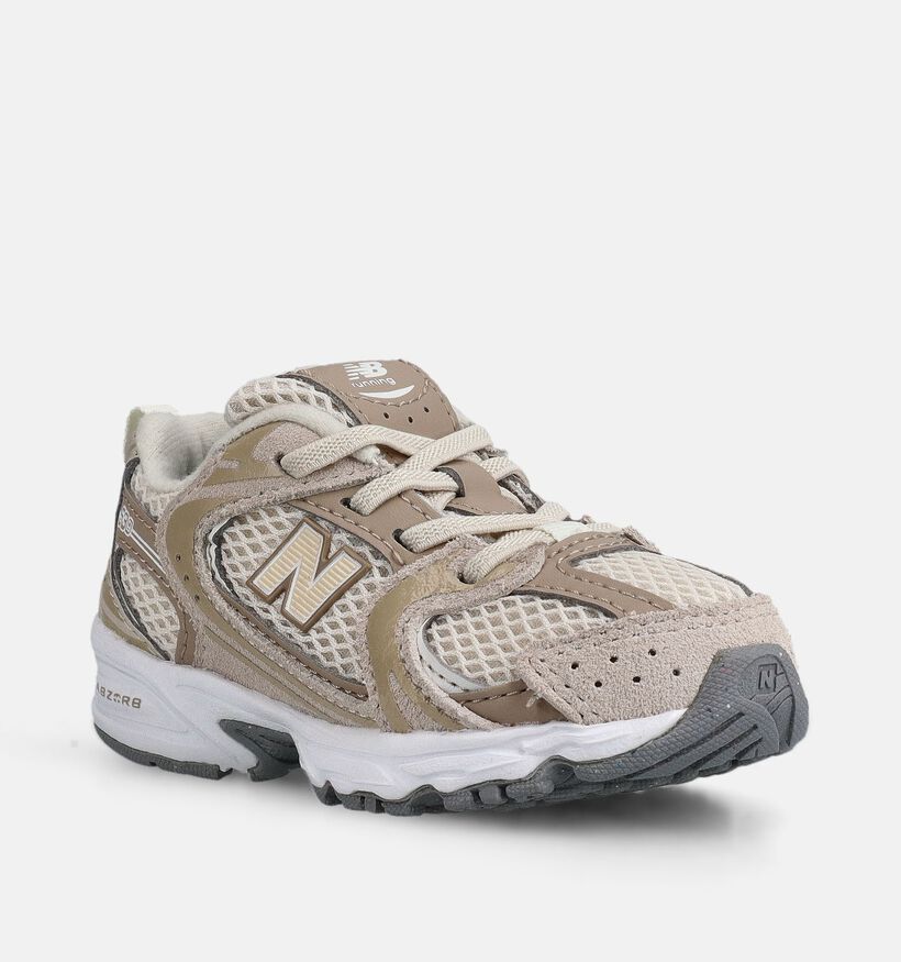 New Balance Lichtbruine Sneakers voor jongens, meisjes (366195) - geschikt voor steunzolen