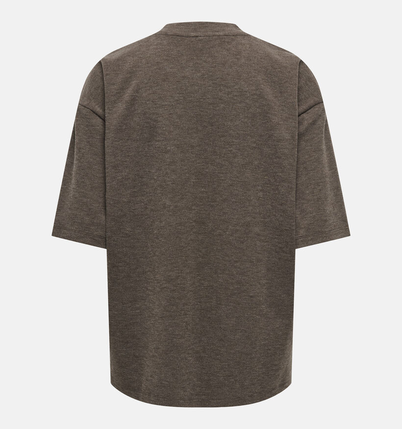 JDY Vita Life Donkerbruine T-shirt voor dames (378300)