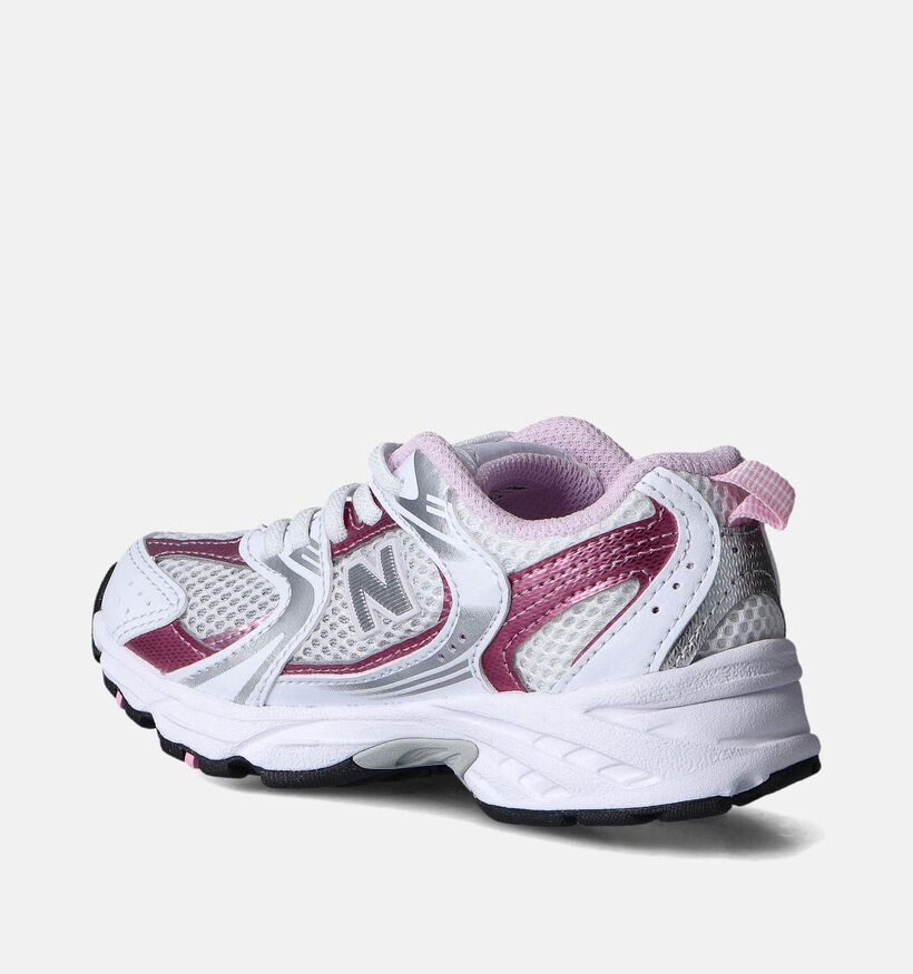 New Balance PZ 530 Baskets en Blanc pour filles (350575) - pour semelles orthopédiques