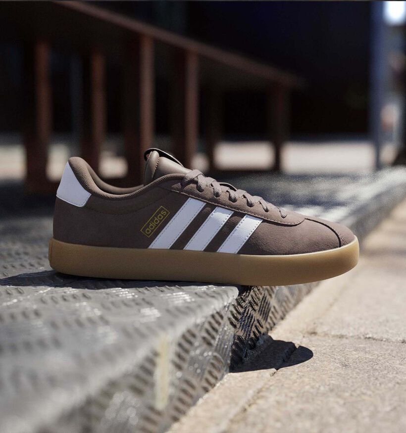 adidas VL Court Bruine Sneakers voor heren (372638) - geschikt voor steunzolen