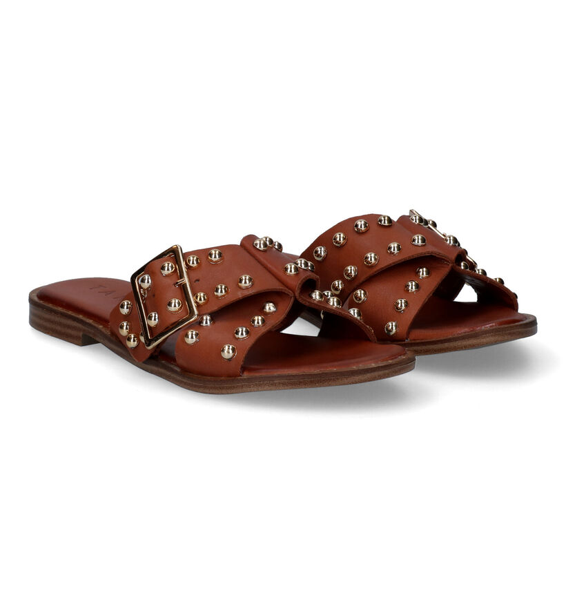 Tango Mila Mules en Cognac pour femmes (308001)