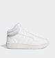 adidas Hoops 3.0 MID K Witte Hoge sneakers voor jongens, meisjes (341639)