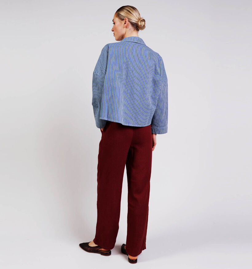 Rue Mazarine Manteau court en Bleu pour femmes (374127)