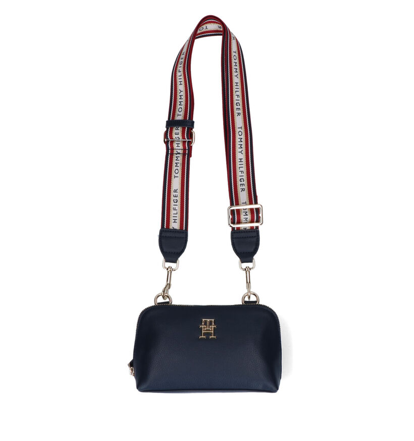 Tommy Hilfiger Life Sac porté croisé en Bleu en simili cuir (326210)