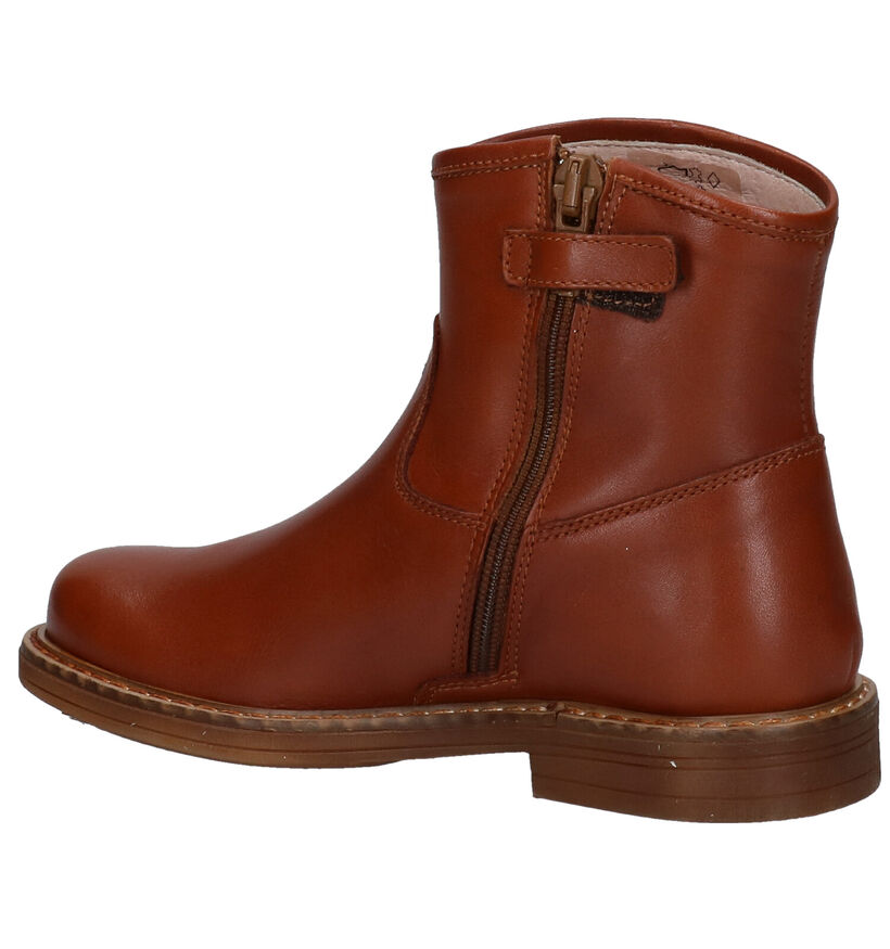 K3 Bottes basses en Cognac en cuir (282868)