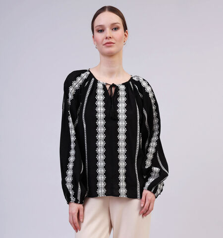 Expresso Blouses Zwart