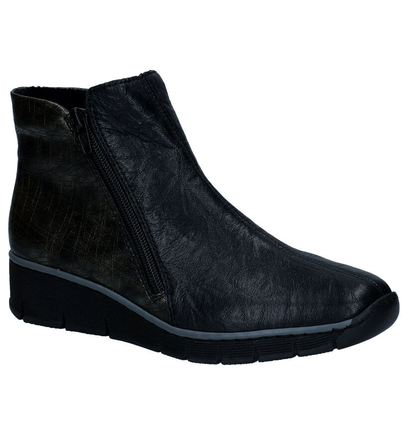 Rieker Chaussures confort en Noir en cuir (298611)