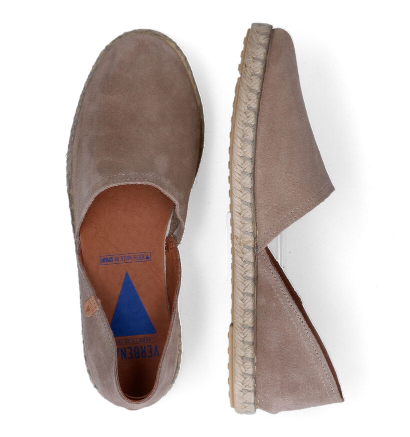 Verbenas Carmen Espadrilles en Taupe pour femmes (318068)