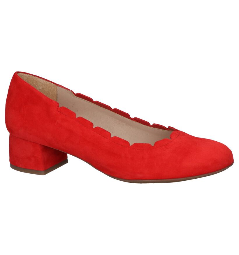 Wonders Escarpins classique en Rouge en nubuck (250294)