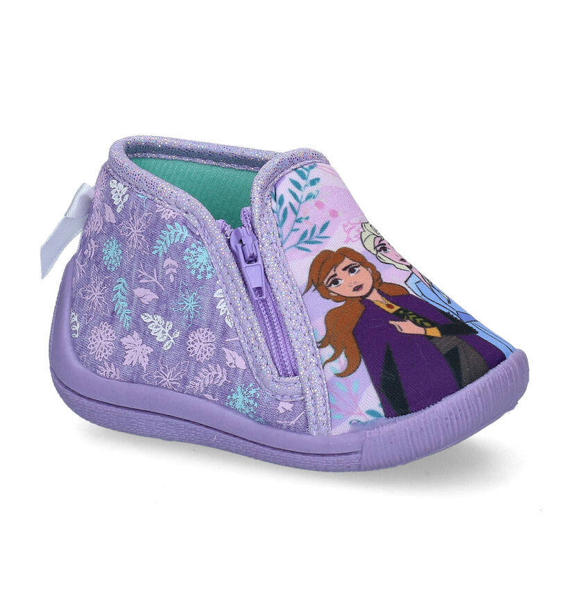 Frozen Pantoufles pour bébé en Violet pour filles (298536)