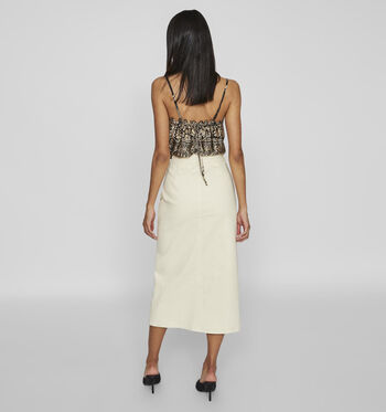 Vila Jupes Beige