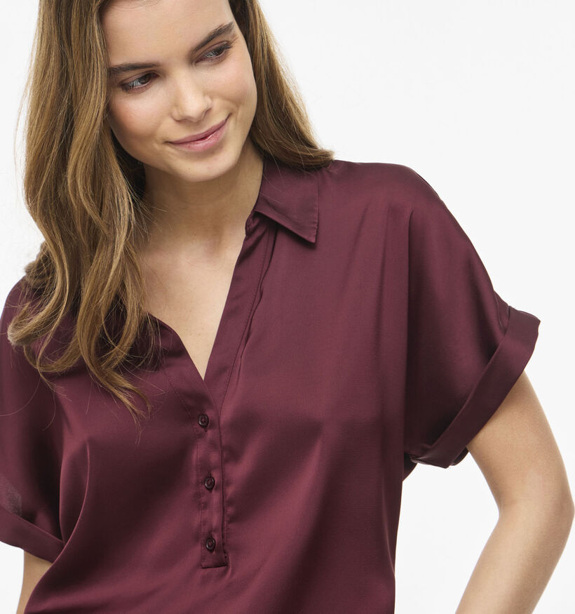 Vila Vienna Ravenna Bordeaux Blouse voor dames (378439)