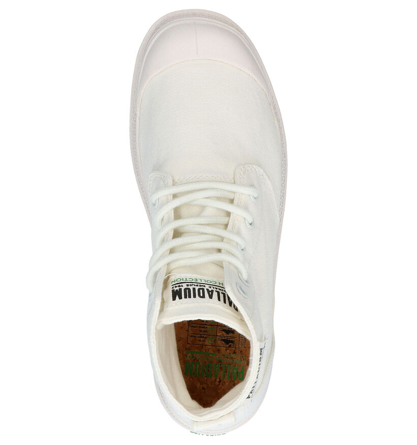 Palladium Hi Organic Kaki Boots in stof (267405)