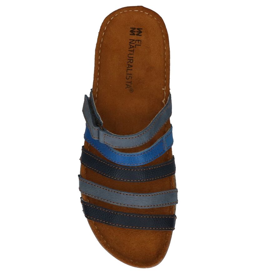 Elegante Slippers Blauw El Naturalista Torcal in leer (214146)