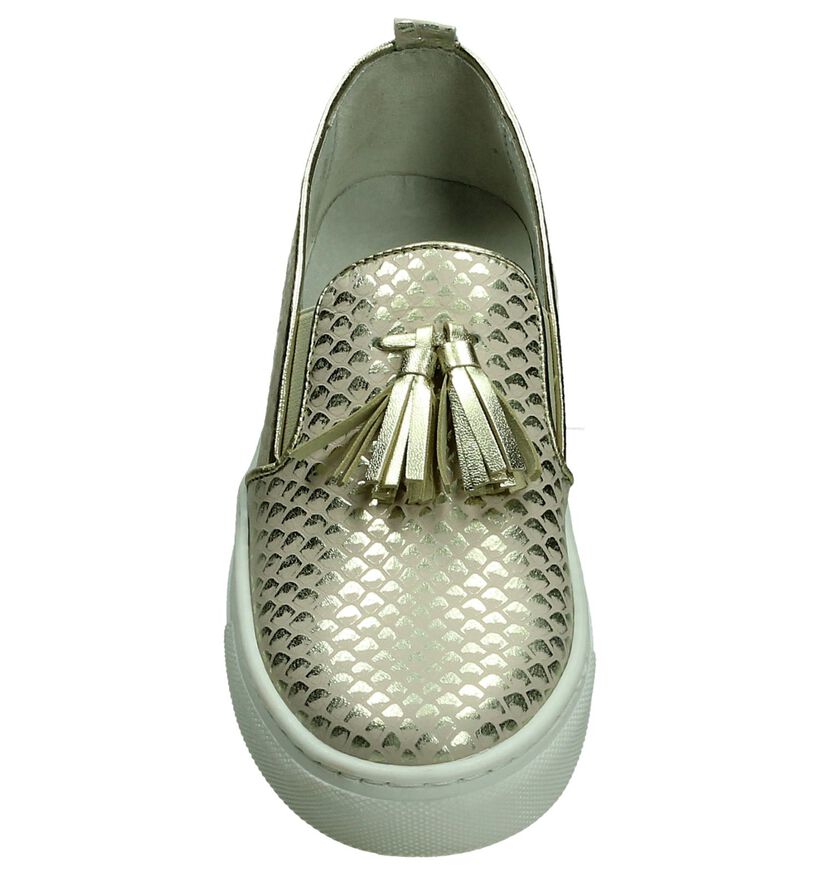 Hampton Bays Chaussures slip-on en Or en cuir (192246)