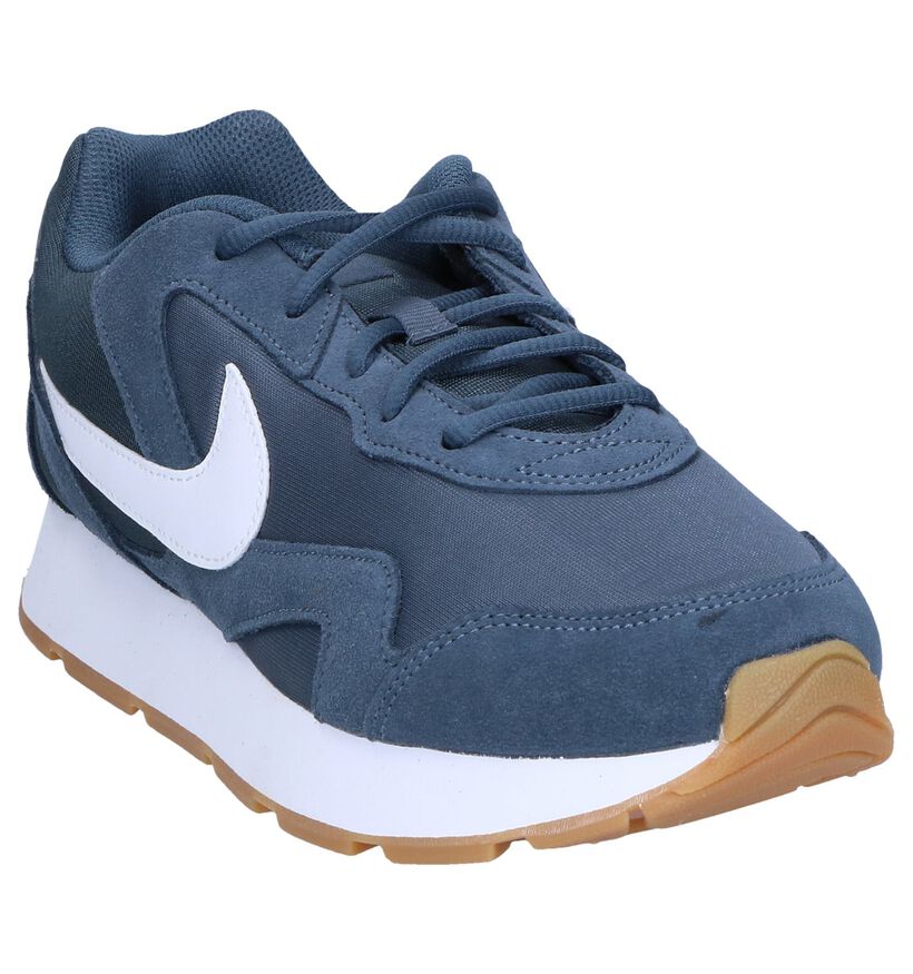 Donkerblauwe Sneakers Nike Delfine in daim (249770)