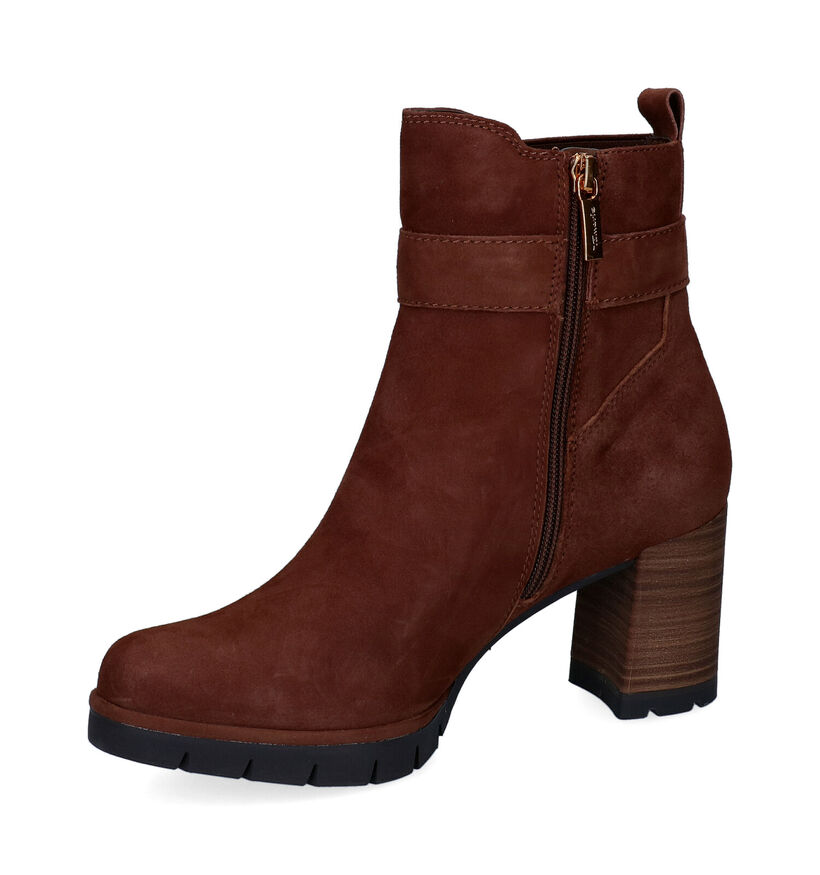 Tamaris Anti Shokk Bottillons en Cognac pour femmes (297165)