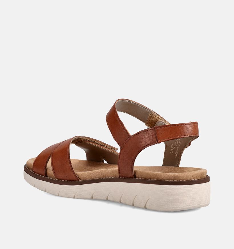 Remonte Cognac Sandalen voor Steunzolen voor dames (370475) - geschikt voor steunzolen