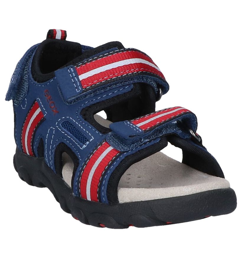 Geox Sandales en Bleu foncé en simili cuir (244983)