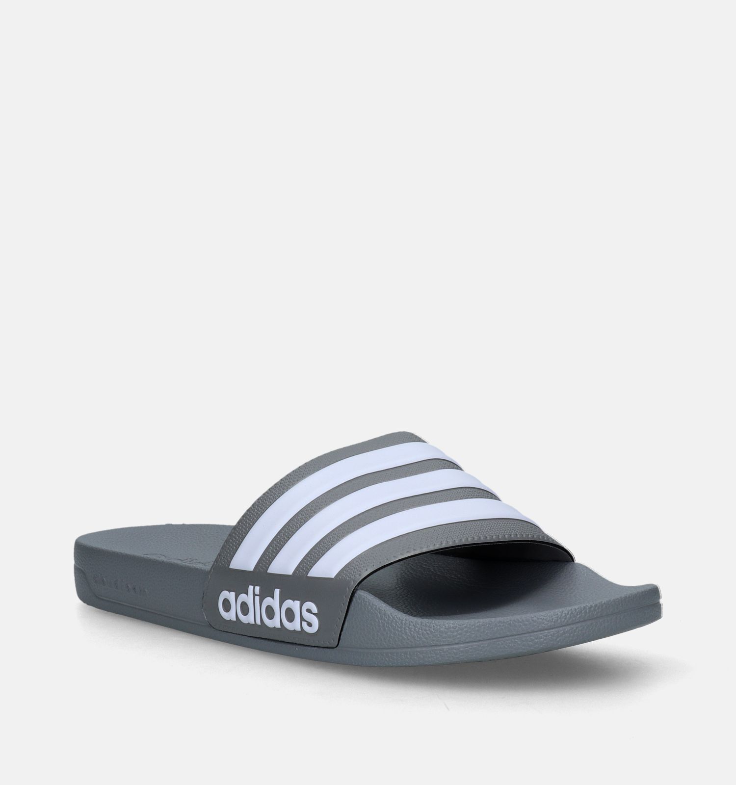 Grijze adidas slippers on sale