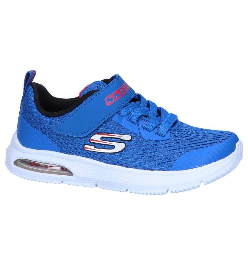 Skechers Baskets basses en Bleu foncé en textile (250725)