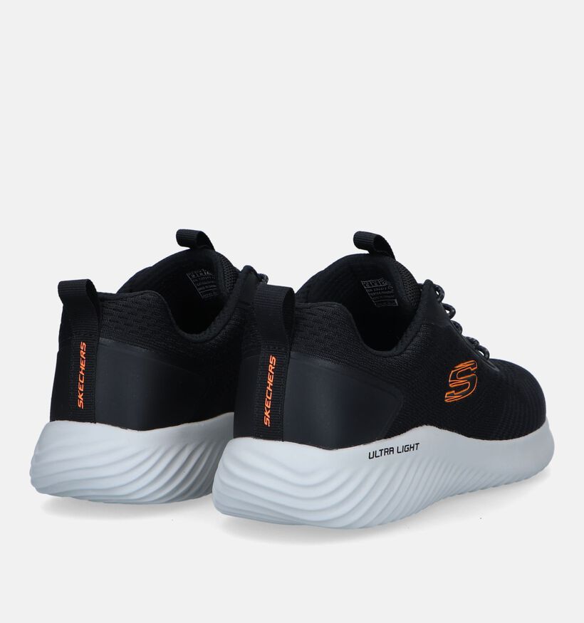 Skechers Bounder Interead Zwarte Slip-on Sneakers voor heren (328115)