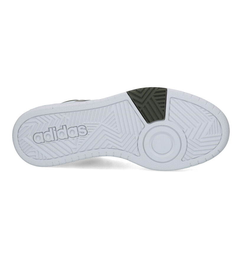 adidas Hoops 3.0 Mid Baskets en Blanc pour hommes (324958)