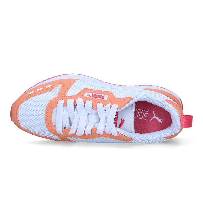 Puma R78 Baskets en Blanc pour filles (318762) - pour semelles orthopédiques