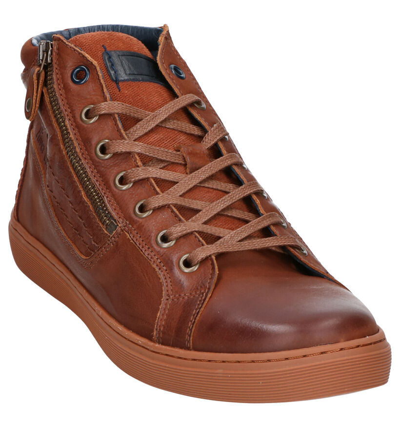 River Woods Rabbi Chaussures hautes en Cognac en cuir (259908)